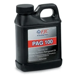 FJC PAG Oil 100 High Viscosity Lubricant for R134a Systems, 8 oz (2487)