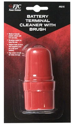 FJC Plastic Battery Terminal Cleaner with Brush for Automotive Care (46141)