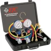 FJC R134a Aluminum Manifold Gauge Set with Accessories (6785)