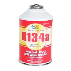 FJC R134a Refrigerant with Stop Leak, Red Dye, and O-Ring Conditioner, 13 oz (618)