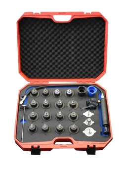 FJC Radiator and Cap Pressure Tester Kit for Cooling System Diagnosis (43645)