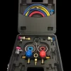 FJC R-1234yf/R-134a Dual Aluminum Manifold Gauge Set for A/C Systems (6855)