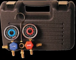 FJC R-1234yf/R-134a Dual Aluminum Manifold Gauge Set for A/C Systems (6855)