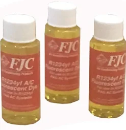 FJC UV Fluorescent Leak Detection Dye for R-1234yf A/C Systems - 1 Pack (6810)