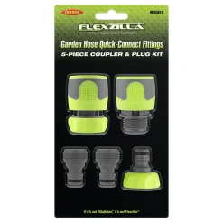 Flexzilla Garden Hose Quick-Connect Fittings 5-Piece Kit (HFZGAK14)