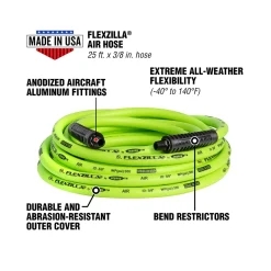 Flexzilla Legacy Air Hose, 25 ft, 3/8