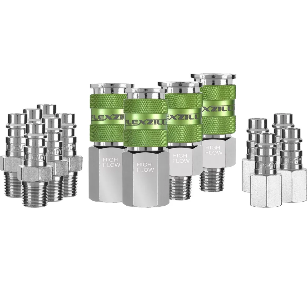 Flexzilla Legacy Pro 14-Piece High Flow Coupler & Plug Set (A53458FZ)