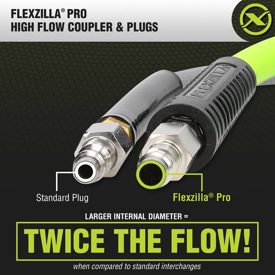 Flexzilla Legacy Pro 14-Piece High Flow Coupler & Plug Set (A53458FZ)