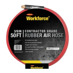 Flexzilla Rubber Air Hose 3/8 in. x 50 ft. (HRE3850RD2)