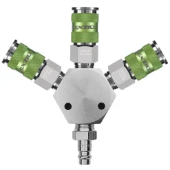 Flexzilla 3-Way Manifold, 1/4 in. NPT (A86666FZ)