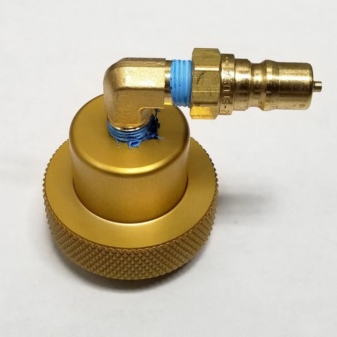 Flo-Dynamics D-Gas Cap Adapter 2 Inch Square Bottom Seal (941991W)