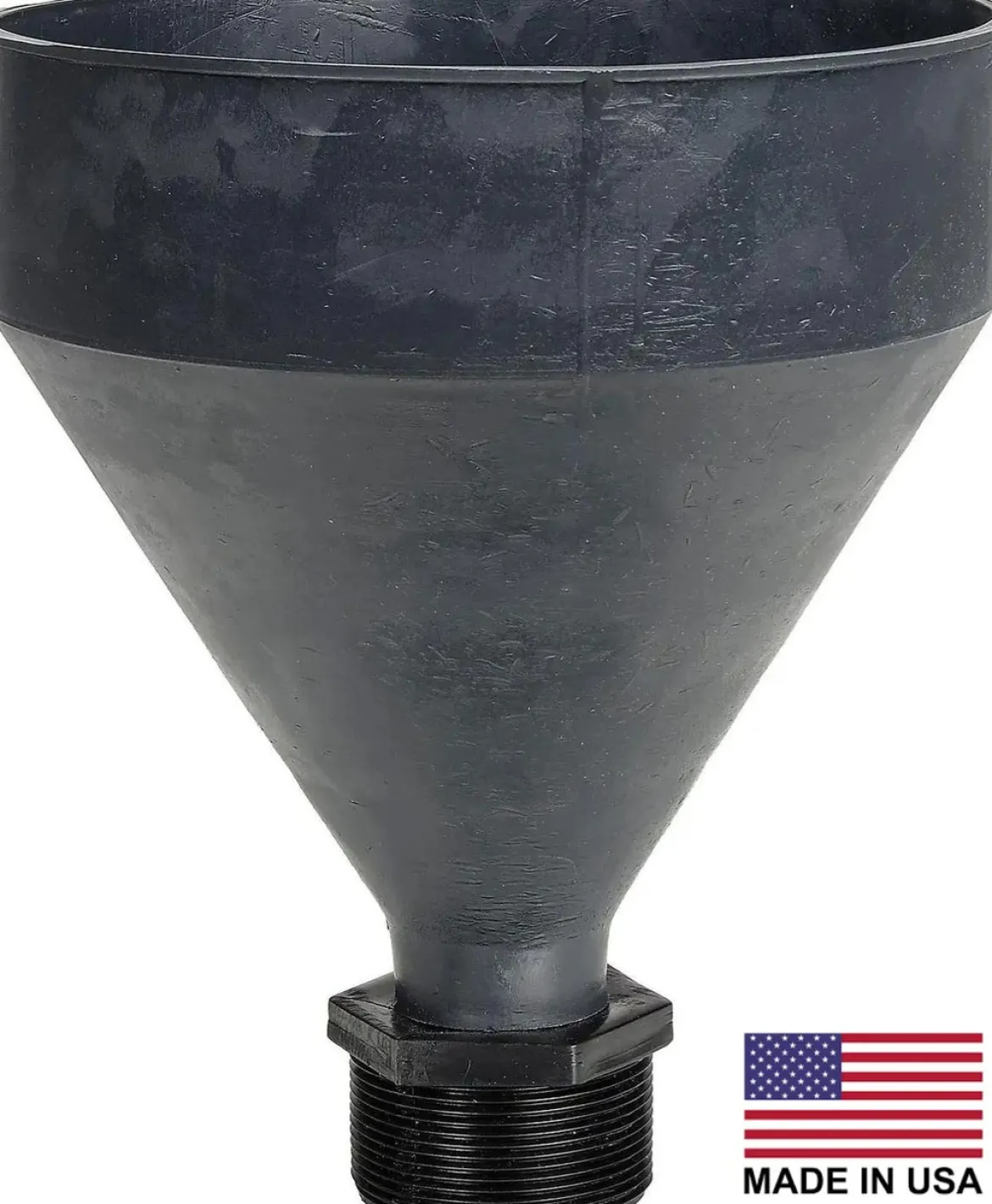 Funnel King 3 Quart Drum Funnel with 2" Thread, Polyethylene (32400)