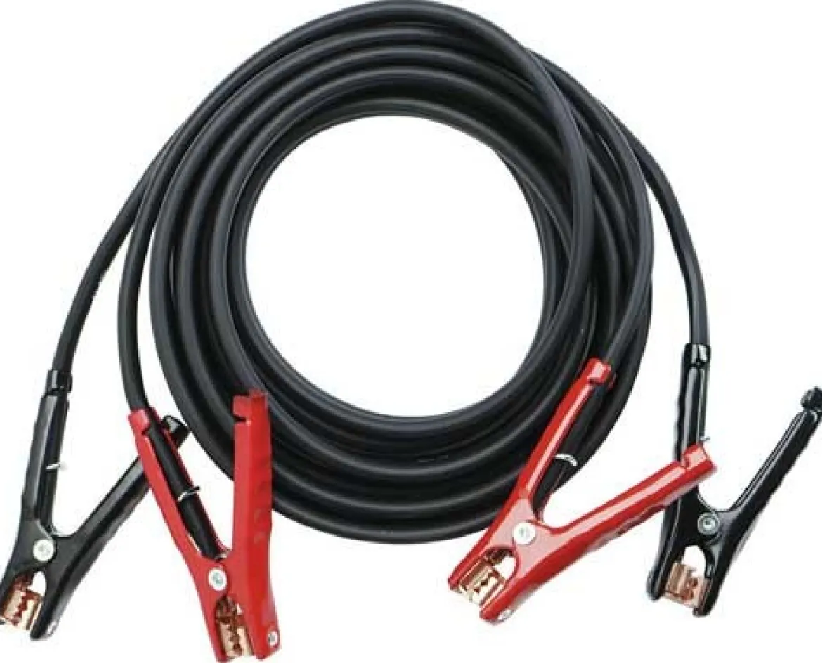 Goodall 14-300 Booster Cables 1000 Amp Full Power Jaw Clamps 20-foot 1/0 Gauge
