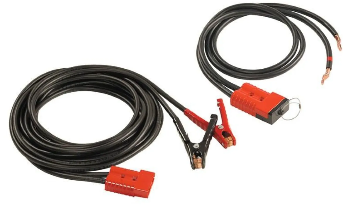 Goodall 12-600-26 Plug Type 1/0-ga., 26 ft battery to plug, 25 ft plug to clamps