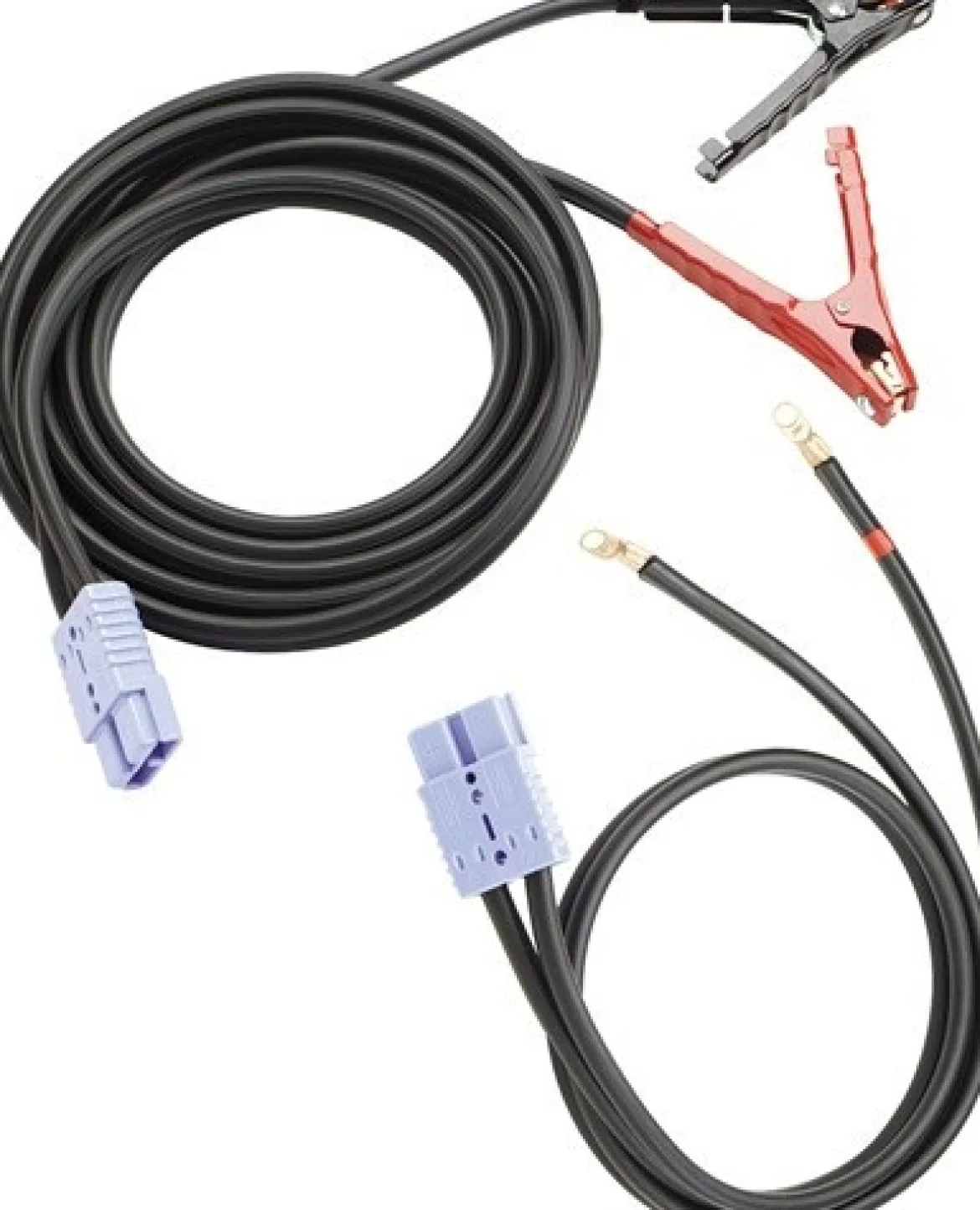 Goodall 12-475 Start-All Heavy Duty 500A Plug - Plug Cable Clamp Set 20' 2 ga.