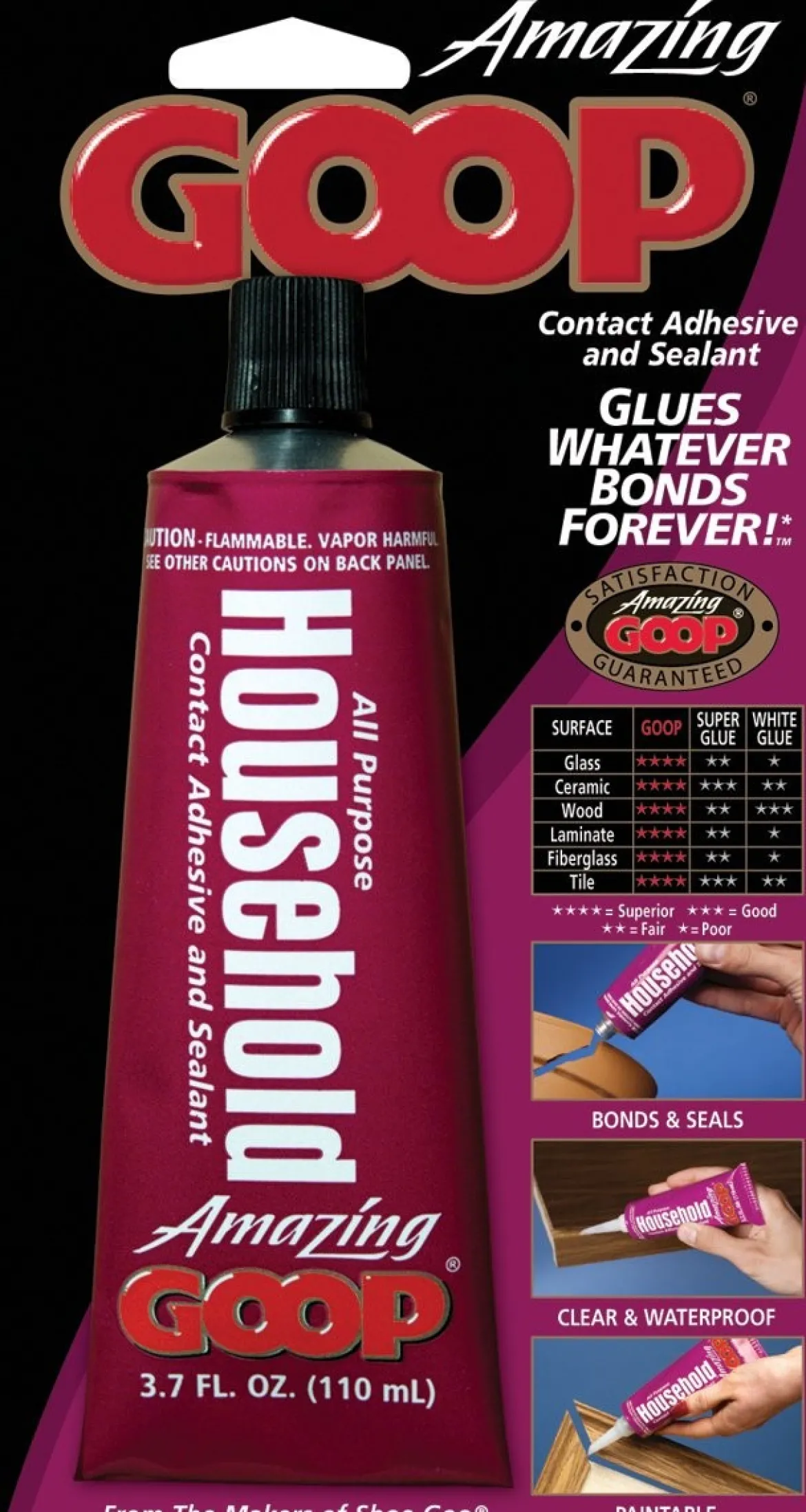 Goop 3.7 fl. oz Clear Amazing Goop Household Adhesive (130011)