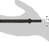 Grey Pneumatic 1-1/4" Scraper, 7-1/2" Long, for .401 Shank (CH112)