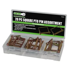 GRIP 16282 Lynch Pin Assortments (20 pc Square PTO)