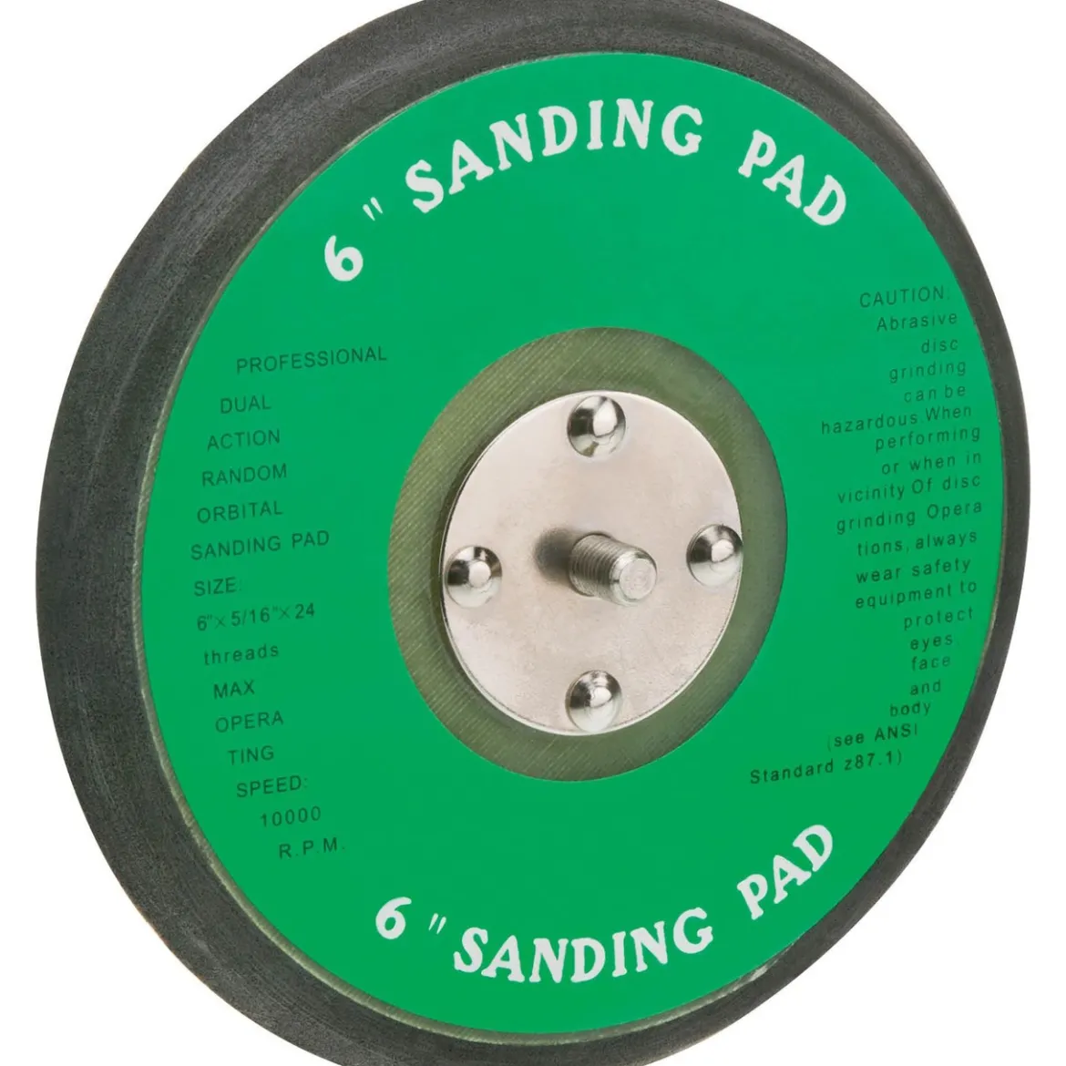 Grizzly Industrial 6" H&L Replacement Sanding Pad with Holes (H8121)