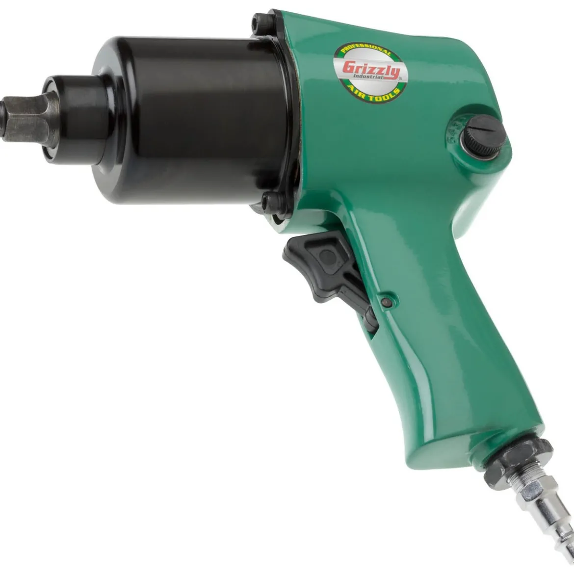 Grizzly Industrial 1/2" Twin Hammer Air Impact Wrench (H6140)