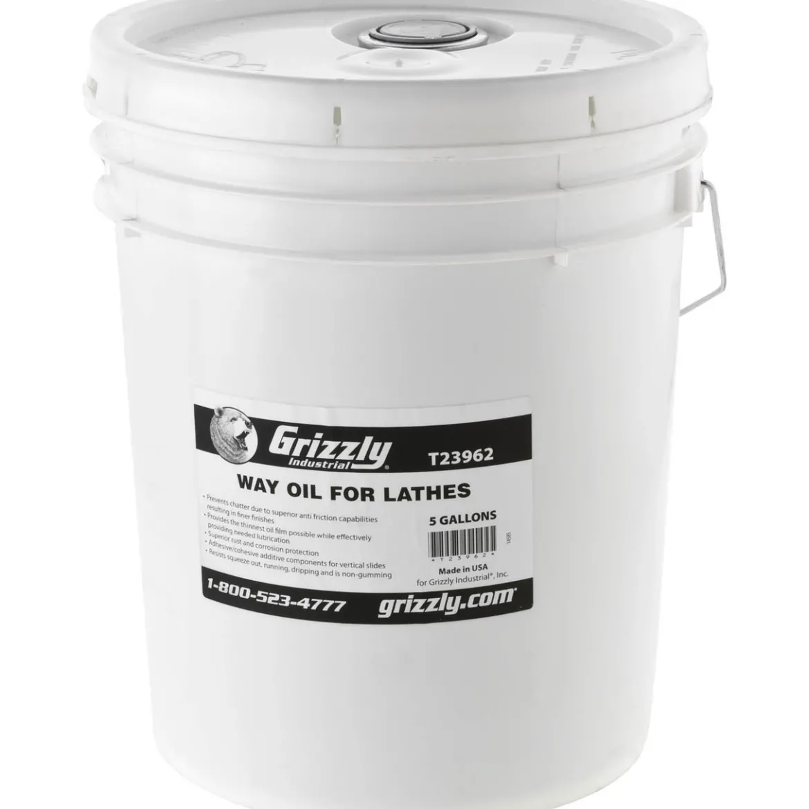 Grizzly Industrial Moly-D Machine and Way Oil ISO 68, 5 Gallon (T23962)