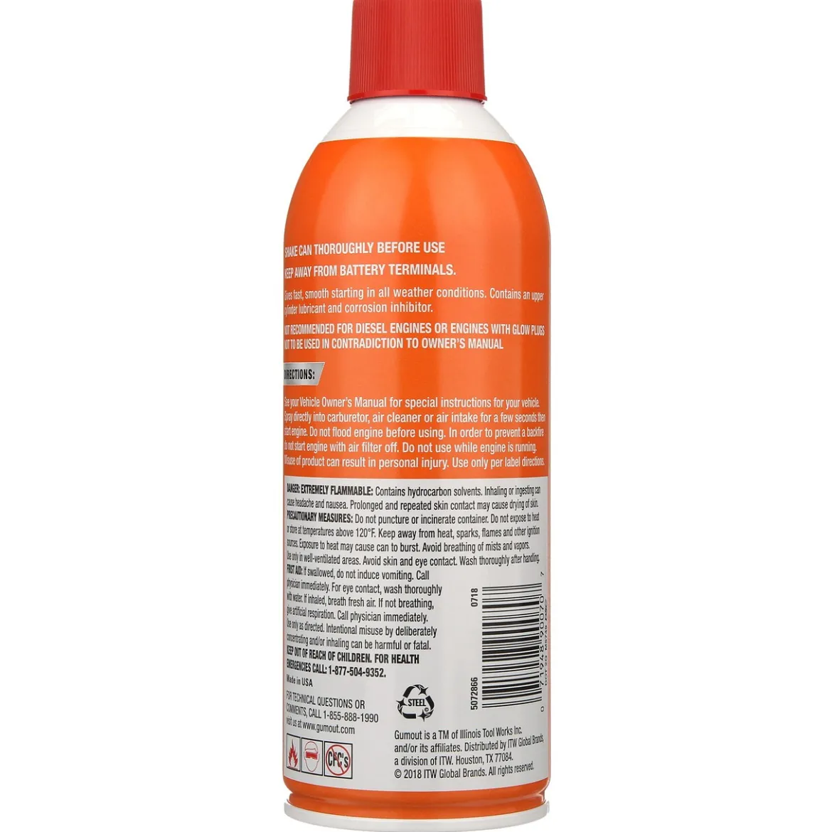 Gumout 5072866 Engine Starting Fluid, 11 oz.
