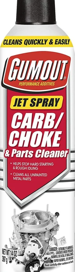 Gumout 800002231 Jet Spray Carb & Choke Cleaner, 14 Oz.