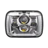 Haizer USA 5"x7" Chr Proj LED Headlight w/DRL & Turn Sign. (HZR-5798C)