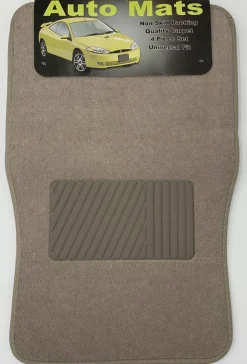 Hi-Tech Signature Plus Carpet Mat Set w/ Heel Tan 4 Pc (9216)