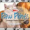 Hopkins Bell Black Paw Print License Plate Frame (22-1-46104-8)
