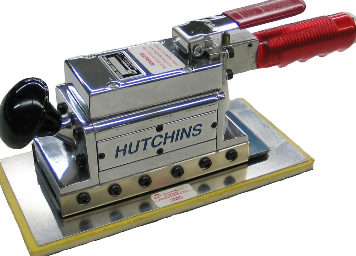 Hutchins 4-1/2" x 9" Hook Pad Mini Straight Line Sander (2025H)