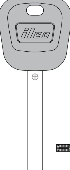 Ilco GM High Security Transponder Key (B120-PT)