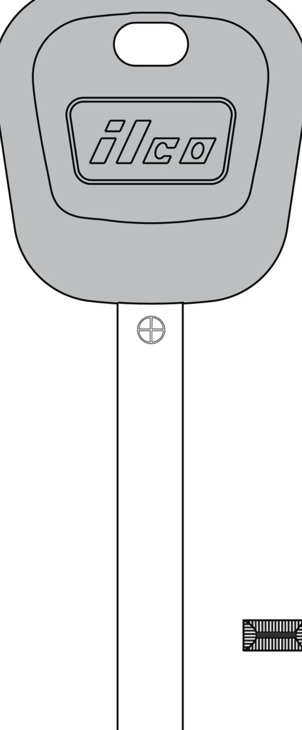Ilco GM High Security Transponder Key (B120-PT)