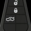 Ilco POD-LAL-4B1 CHRYSLER REPLACEMENT POD 3 Button Key