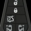 Ilco POD-LAL-6B1 CHRYSLER REPLACEMENT POD 6 Button Key