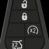 Ilco POD-LAL-5B4 CHRYSLER REPLACEMENT POD 5 Button Key