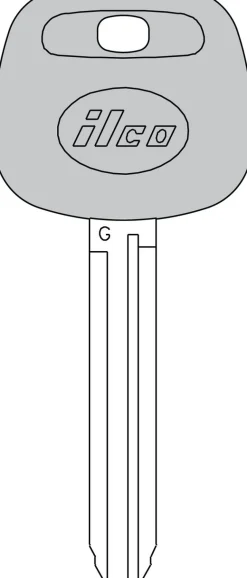 Ilco TOY44G-PT Toyota G Transponder Key