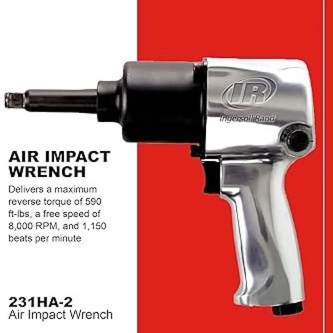 Ingersoll Rand Air Impact Wrench 1/2" Drive 2" Anvil (231HA-2)