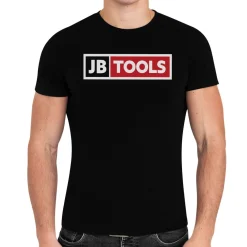 JB Tools Black T-Shirt X-Large
