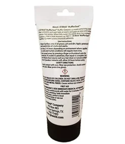 JB Weld 37912 J-B Weld MufflerSeal Muffler Cement Plastic Tube 12 oz.