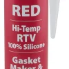 JB Weld 31914 Red High Temperature RTV Silicone Gasket Maker and Sealant 10.3 oz