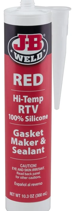 JB Weld 31914 Red High Temperature RTV Silicone Gasket Maker and Sealant 10.3 oz