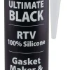 JB Weld 32929 Ultimate Black RTV Silicone Gasket Maker and Sealant - 9.5 oz