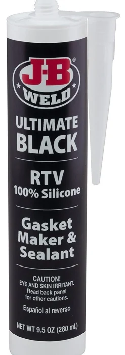 JB Weld 32929 Ultimate Black RTV Silicone Gasket Maker and Sealant - 9.5 oz