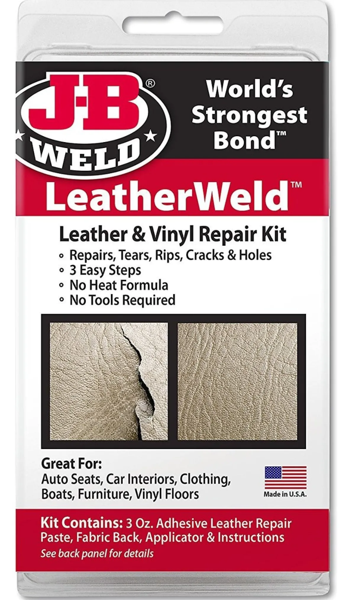 JB Weld 2130 Vinyl and Leather Repair Kit