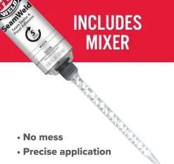 JB Weld Seamweld Syringe - 25Ml, White (50178)