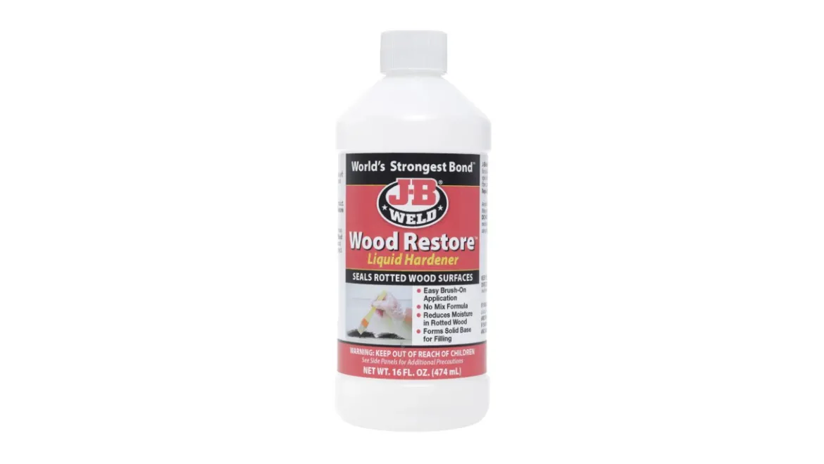 JB Weld Wood Restore Liquid Hardener - 16 Oz., Original Version (40001)
