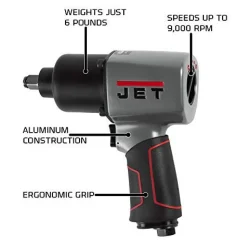 Jet 505104 JAT-104, 1/2-Inch Aluminum Impact Wrench