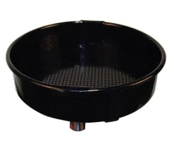 John Dow 16" Centered Steel Funnel with Screen for Oil Drains (20DCE-1-A)