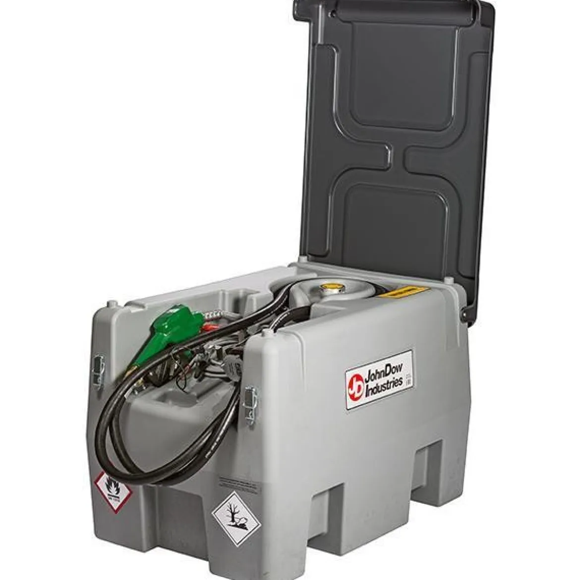 John Dow 58 Gallon Diesel Auxiliary Fuel Tank with 12V Pump and Nozzle (AFT58)